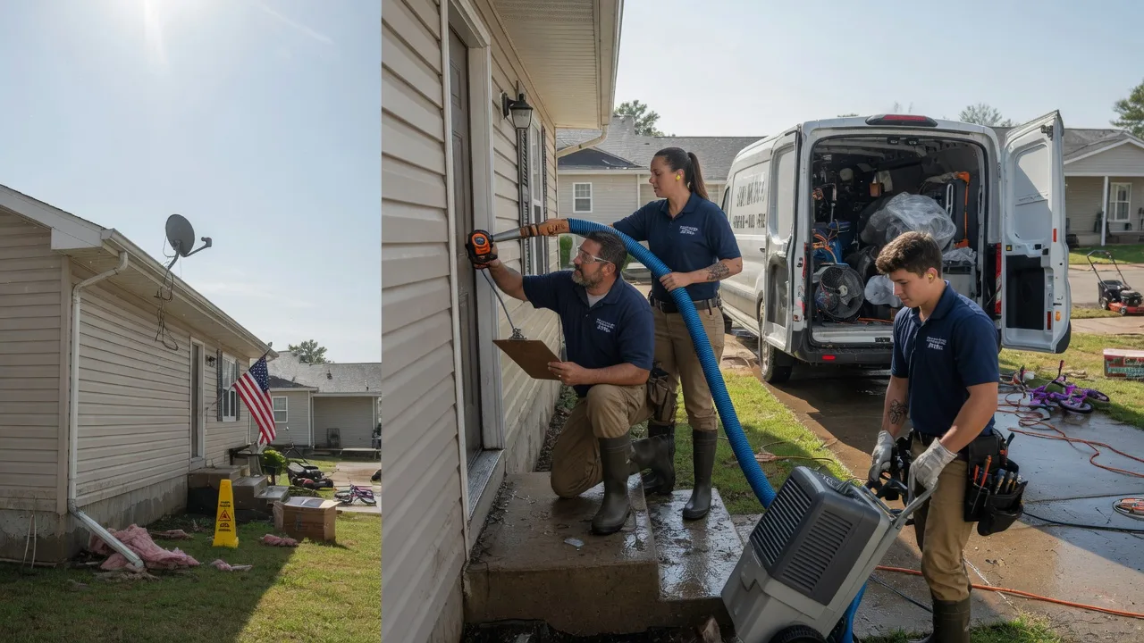 Ceiling Water Damage Restoration in Horton, KS near me
